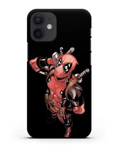 Чехол с изображением Дедпул (DeadPool) силиконовый для iPhone 12 mini