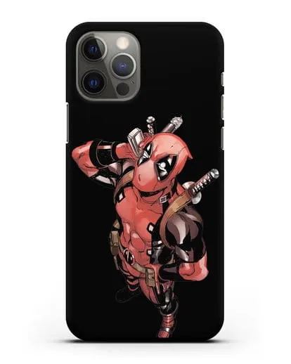 Чехол с изображением Дедпул (DeadPool) силиконовый для iPhone 12 Pro