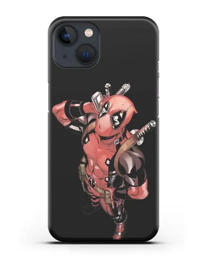Чехол с изображением Дедпул (DeadPool) силиконовый для iPhone 13 Mini