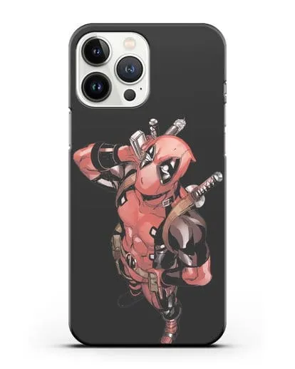 Чехол с изображением Дедпул (DeadPool) силиконовый для iPhone 13 Pro Max