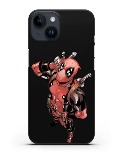 Чехол с изображением Дедпул (DeadPool) силиконовый для iPhone 14