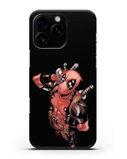 Чехол с изображением Дедпул (DeadPool) силиконовый для iPhone 16 Pro Max