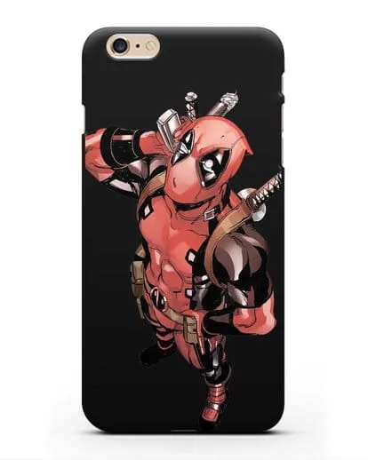 Чехол с изображением Дедпул (DeadPool) силиконовый для iPhone 6s Plus