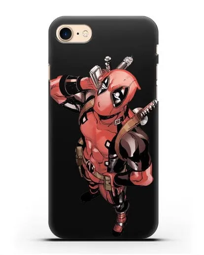 Чехол с изображением Дедпул (DeadPool) силиконовый для iPhone 7