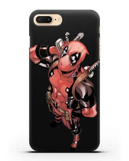 Чехол с изображением Дедпул (DeadPool) силиконовый для iPhone 7 Plus