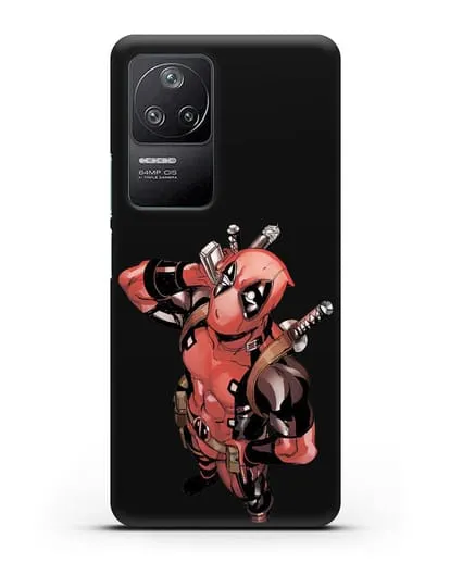 Чехол с изображением Дедпул (DeadPool) силиконовый для Xiaomi Poco F4