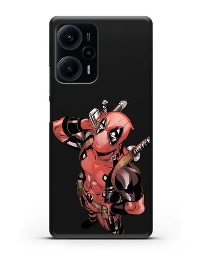 Чехол с изображением Дедпул (DeadPool) силиконовый для Xiaomi Poco F5