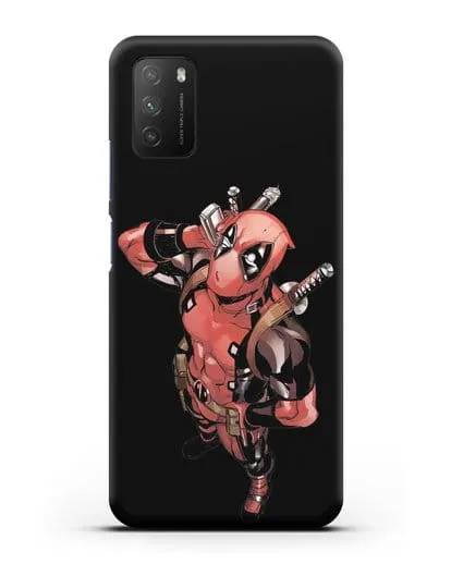 Чехол с изображением Дедпул (DeadPool) силиконовый для Xiaomi Poco M3