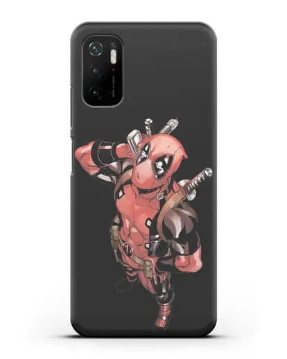 Чехол с изображением Дедпул (DeadPool) силиконовый для Xiaomi Poco M3 Pro