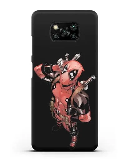 Чехол с изображением Дедпул (DeadPool) силиконовый для Xiaomi Poco X3
