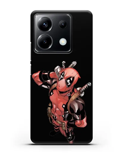 Чехол с изображением Дедпул (DeadPool) силиконовый для Xiaomi Poco X6