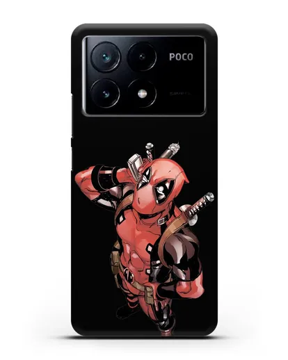Чехол с изображением Дедпул (DeadPool) силиконовый для Xiaomi Poco X6 Pro