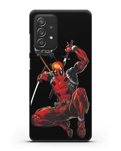 Чехол Дедпул (DeadPool) в атаке силиконовый для Samsung Galaxy A53