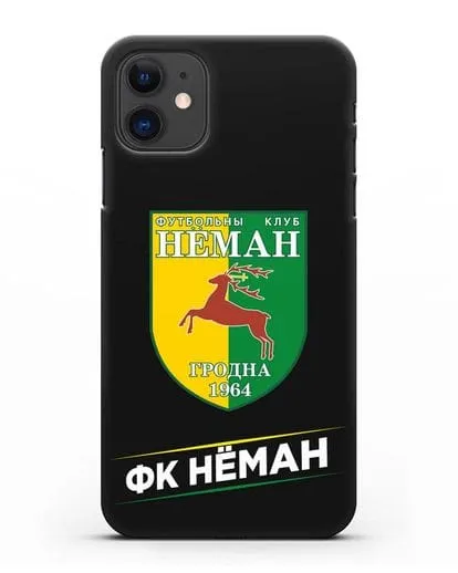 Чехол с эмблемой ФК Неман Гродно силиконовый для iPhone 11