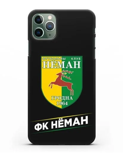 Чехол с эмблемой ФК Неман Гродно силиконовый для iPhone 11 Pro Max