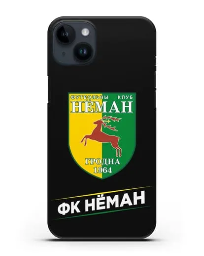 Чехол с эмблемой ФК Неман Гродно силиконовый для iPhone 14 Plus
