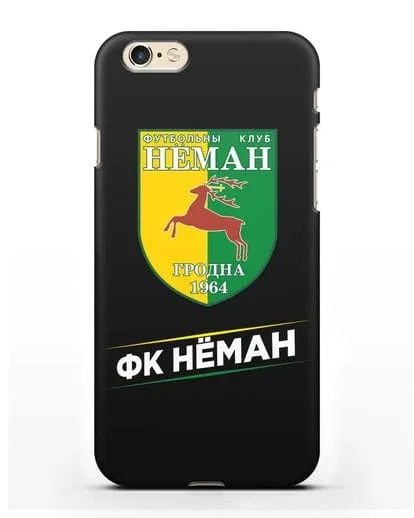 Чехол с эмблемой ФК Неман Гродно силиконовый для iPhone 6