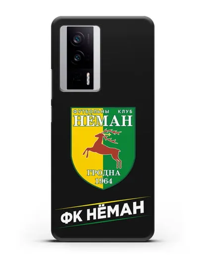 Чехол с эмблемой ФК Неман Гродно силиконовый для Xiaomi Poco F5 Pro