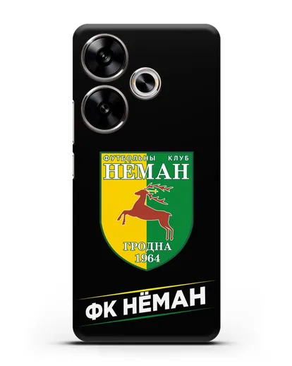 Чехол с эмблемой ФК Неман Гродно силиконовый для Xiaomi Poco F6