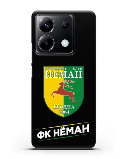 Чехол с эмблемой ФК Неман Гродно силиконовый для Xiaomi Poco X6