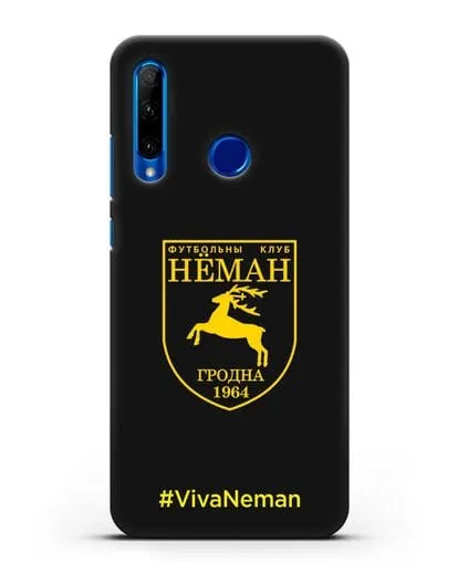 Чехол с логотипом ФК Неман Гродно и надписью #VivaNeman силиконовый для Honor 10i