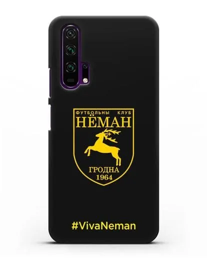 Чехол с логотипом ФК Неман Гродно и надписью #VivaNeman силиконовый для Honor 20 Pro