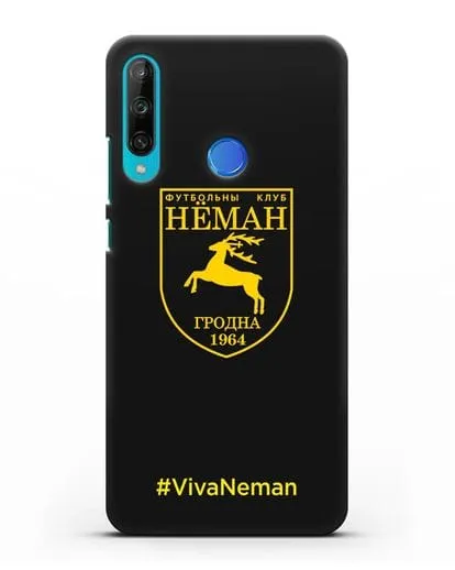 Чехол с логотипом ФК Неман Гродно и надписью #VivaNeman силиконовый для Honor 9C