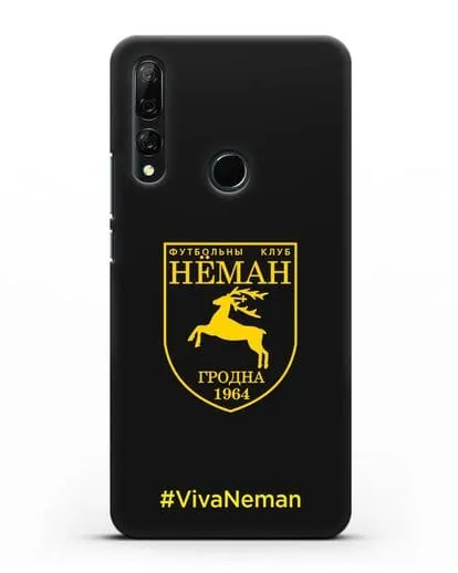 Чехол с логотипом ФК Неман Гродно и надписью #VivaNeman силиконовый для Honor 9X