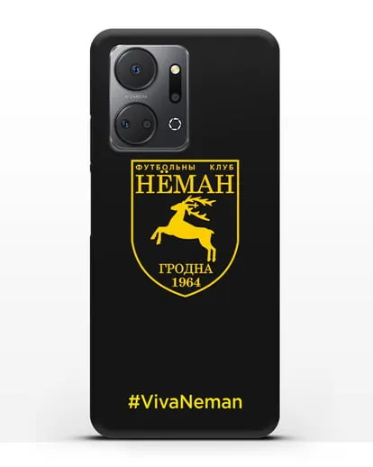 Чехол с логотипом ФК Неман Гродно и надписью #VivaNeman силиконовый для Honor X7a