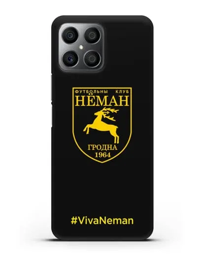 Чехол с логотипом ФК Неман Гродно и надписью #VivaNeman силиконовый для Honor X8