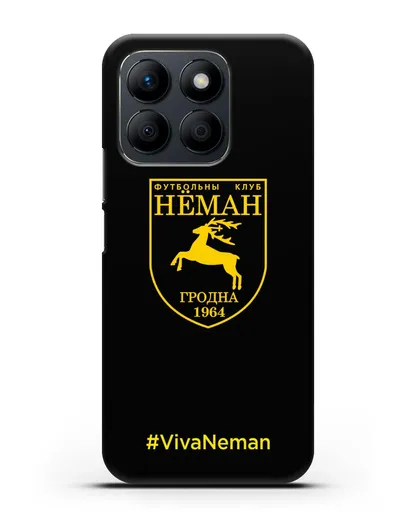 Чехол с логотипом ФК Неман Гродно и надписью #VivaNeman силиконовый для Honor X8b
