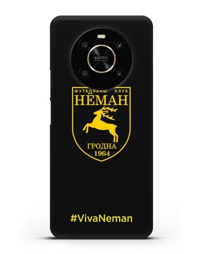 Чехол с логотипом ФК Неман Гродно и надписью #VivaNeman силиконовый для Honor X9