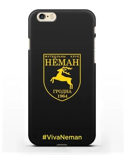 Чехол с логотипом ФК Неман Гродно и надписью #VivaNeman силиконовый для iPhone 6