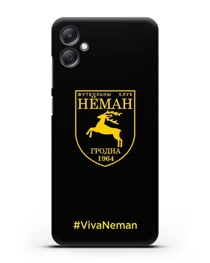 Чехол с логотипом ФК Неман Гродно и надписью #VivaNeman силиконовый для Samsung Galaxy A05 [SM-A055]