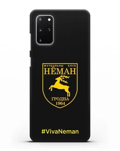 Чехол с логотипом ФК Неман Гродно и надписью #VivaNeman силиконовый для Samsung Galaxy S20 Plus [SM-G985F]