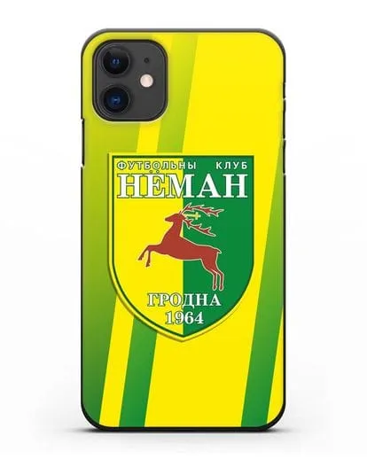 Чехол с символикой ФК Неман Гродно силиконовый для iPhone 11