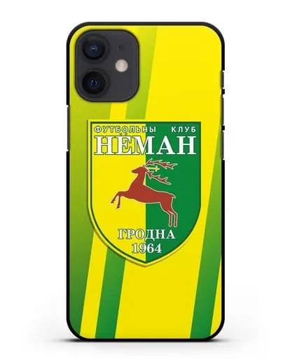 Чехол с символикой ФК Неман Гродно силиконовый для iPhone 12 mini