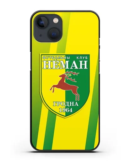 Чехол с символикой ФК Неман Гродно силиконовый для iPhone 13 Mini