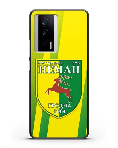 Чехол с символикой ФК Неман Гродно силиконовый для Xiaomi Poco F5 Pro