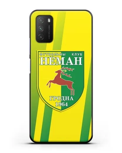 Чехол с символикой ФК Неман Гродно силиконовый для Xiaomi Poco M3