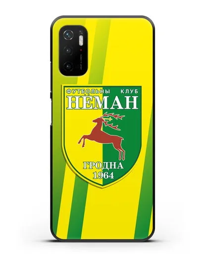 Чехол с символикой ФК Неман Гродно силиконовый для Xiaomi Poco M3 Pro