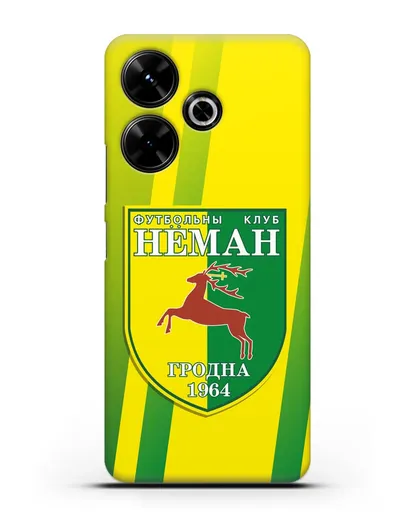 Чехол с символикой ФК Неман Гродно силиконовый для Xiaomi Poco M6