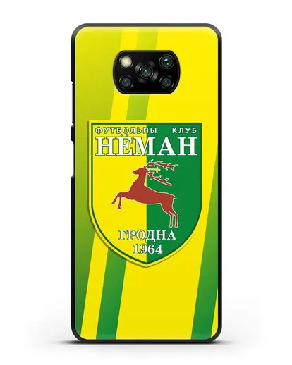 Чехол с символикой ФК Неман Гродно силиконовый для Xiaomi Poco X3 Pro