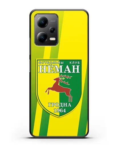 Чехол с символикой ФК Неман Гродно силиконовый для Xiaomi Poco X5
