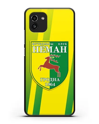 Чехол с символикой ФК Неман Гродно силиконовый для Samsung Galaxy A03 [SM-A035]