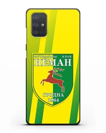 Чехол с символикой ФК Неман Гродно силиконовый для Samsung Galaxy A71 [SM-A715F]