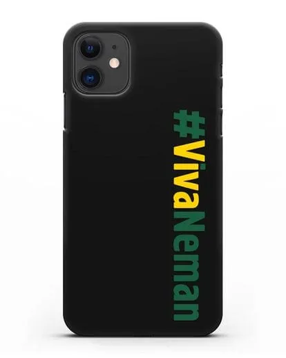 Чехол с надписью #VivaNeman силиконовый для iPhone 11