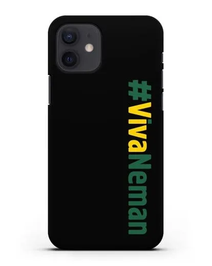 Чехол с надписью #VivaNeman силиконовый для iPhone 12