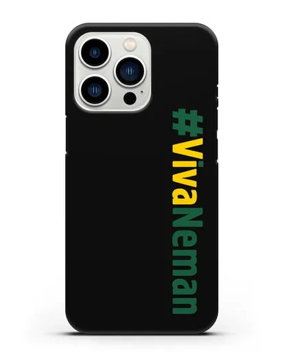 Чехол с надписью #VivaNeman силиконовый для iPhone 13 Pro