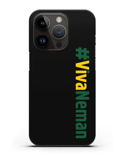 Чехол с надписью #VivaNeman силиконовый для iPhone 14 Pro